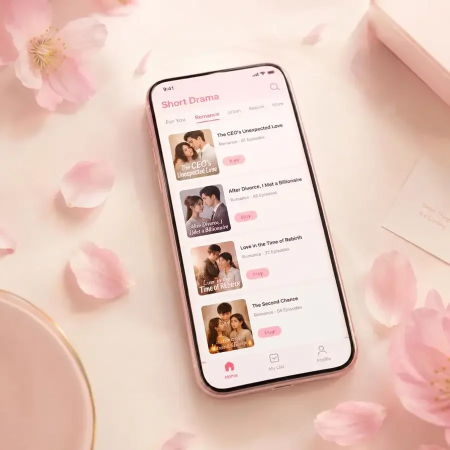 黄果短剧 APP 界面预览